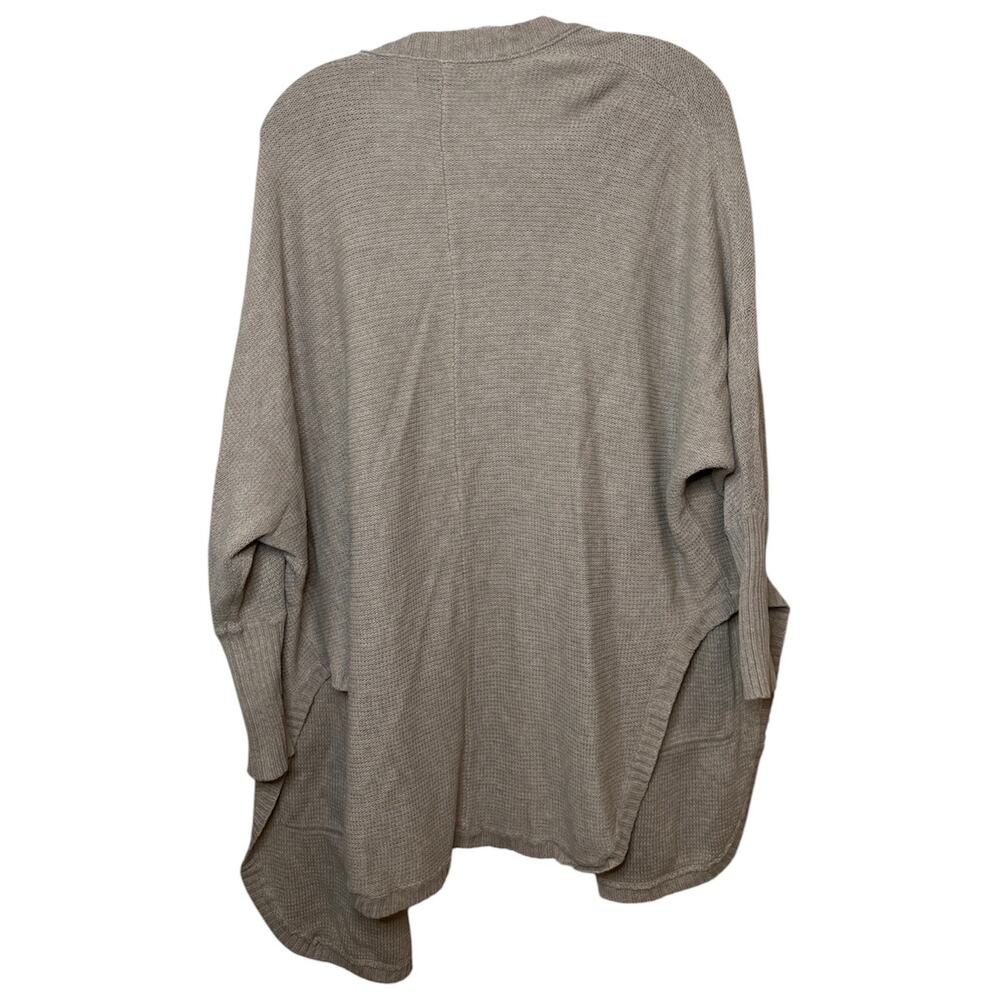 American Eagle Open Front Cardigan Neutral Oversized Cozy Knit Pockets Sz Medium - Picture 4 of 5